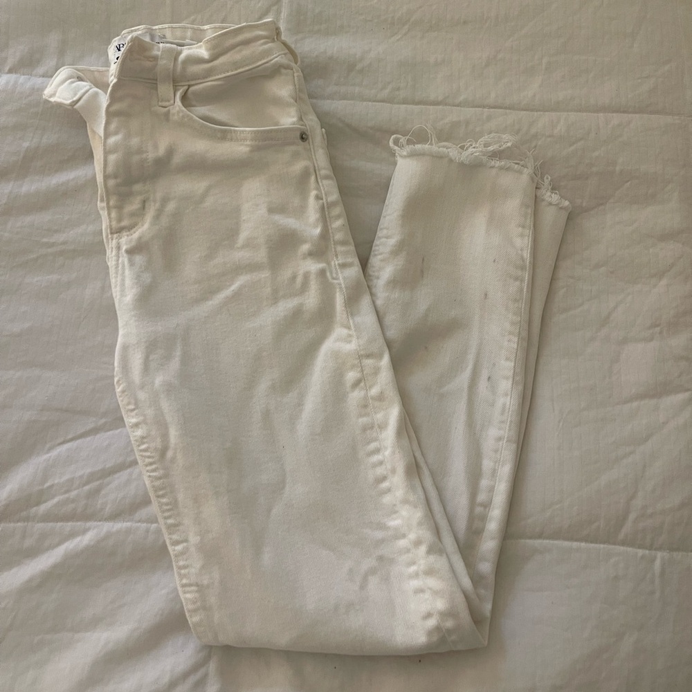 Zara White Jeans